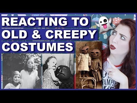 Reacting To OLD & CREEPY 1900s Halloween Costumes (PART 1)