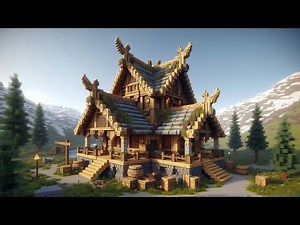 Minecraft VIKING HOUSE Building Ideas | 100+ Different Designs