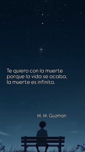M. M. Guzmán on Instagram: "De mi libro Si San Valentín nos viera- . Te quiero con la muerte . Te quiero con la muerte, porque quererte con la vida sabe a poco, porque quererte como loco sabe a cuerdo y no recuerdo la última vez que te olvidé. La vida no la tengo, la muerte la tendré y tú me tienes, hecho un filosofastro, admirando los astros de tus pequeños lunares, admirando los lugares donde me gustaría morir, empezando con tus labios, terminando ahí en mi cama donde yace tu cuerpo desnudo, d