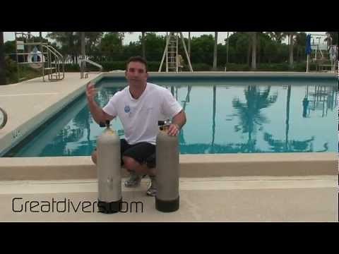 Scuba Tank Buoyancy the difference between a full cylinder and an empty cylinder.