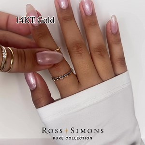 18 reactions | Our Pure Collection is a whole vibe. Layering and stacking essentials with diamonds, gems and more...say less, right? | Ross-Simons Jewelry | Facebook