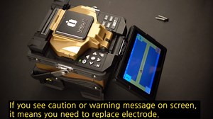 How to replace INNO VIEW Splicer Electrodes