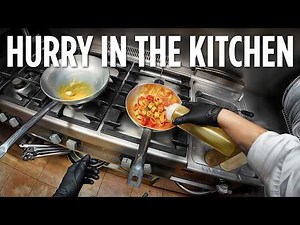 POV: INSIDE A BUSY ITALIAN RESTAURANT DURING DINNER SERVICE