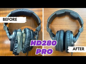How to Replace Ear Pads and Headband on Sennheiser HD280 Pro Headphones(Step by Step/Up Close Guide)