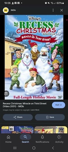 Happy Late 24th Anniversary Recess Christmas Miracle on the Third Street (2001)