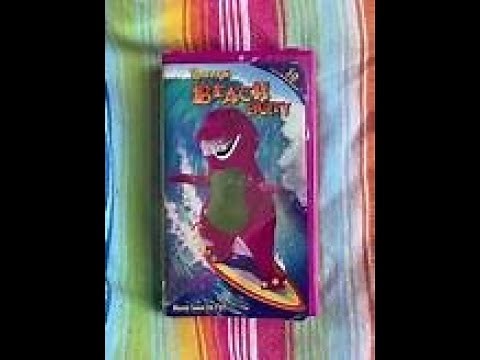 Barney's Beach Party 2002 VHS