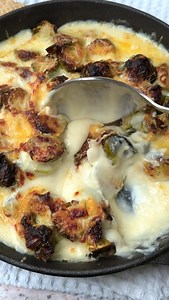 105 reactions · 19 shares | Cheesy Sprout Gratin – recipe below –...