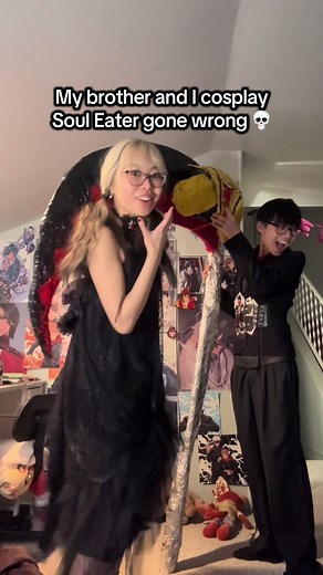 This was something..💀🥀 #sibilings #cosplaygirl #souleatercosplay | Soul Eater Cosplay