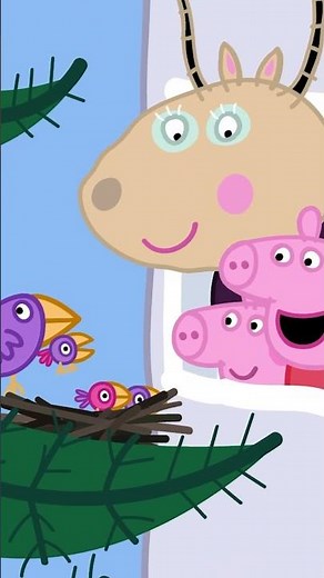 Qu’y a-t-il dans l’Arbre de Madame Gazelle 🌳❓ #shorts #peppapig