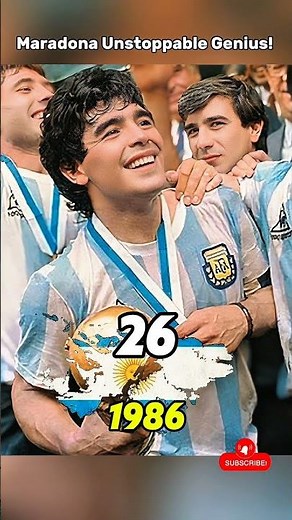 Diego Maradona: The Greatest Football Legend! 🇦🇷 || #DiegoMaradona #history
