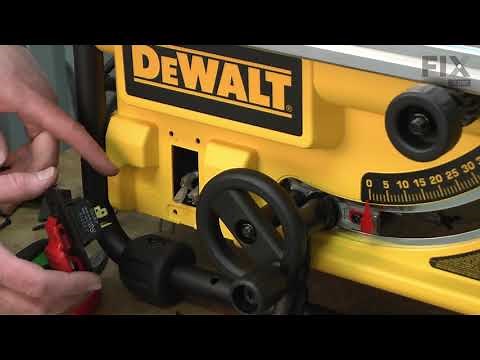 DeWALT Table Saw Repair - How to Replace the Switch