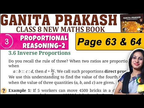 Class 8 Maths Ganita Prakash Part 2 | Chapter 3 Proportional Reasoning 2 | Page 63 & 64 Explanation