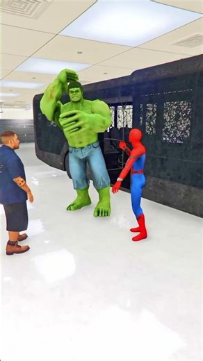 GTA V : SPIDER-MAN MODIFIED IRON MAN FLYING BUS IN GTA 5 ! #gta #shorts #viral #gta #gta5