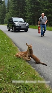 357K views · 2.3K reactions | Unbelievable moment as a kind man rescues a baby deer from a persistent weasel 凉❤ Don't miss the full rescue in comment below  | Trust Air Travels | Facebook