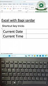 4.1K views · 35 reactions | Inserting Current Date and Time in Microsoft word | Word tutorial | #word #msword #wordtips #wordtricks #shortcutkeytricks #mswordtutorial #tutorial #KeyboardShortcuts #fbpost #currentdate #currenttime #excelwithbapisardar #reels #computertips #computertipsandtricks | learn Excel with Bapi Sardar | Facebook