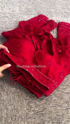 Red blouse size 32 to 42 delivery all over japan #formypage #viralallovertheworld #sareelove #japanproduct #handwork #boutiqueclothing #boutiqueblouse