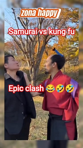 “Kung Fu vs Samurai || The SHOCKING Ending #funny #comedy #prank #funnyshorts #comedyshorts #failgag