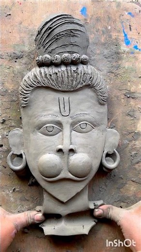 Hanuman murti making/bajrangbali idol making/hanuman idol making #trending