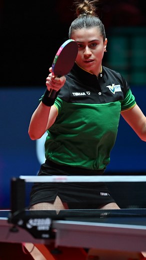 Very confident backhand from Bruna Takahashi at the ITTF World Cup Macao 2025. 💪 Bruna Takahashi #ITTF #ITTFWorld #ITTFWorldCup #TableTennis #Pingpong #tennisdemesa | International Table Tennis Federation