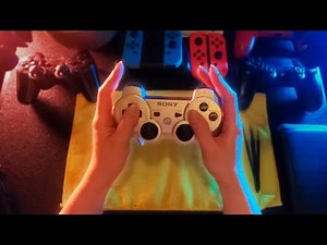 ASMR Cleaning Gaming Controllers (No Talking)