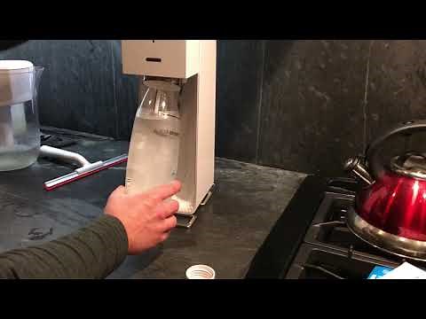 Water spraying from new sodastream source