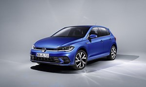 This is the restyling of the Volkswagen Polo (which also forgets the diesel)