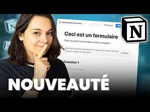 Formulaires natifs dans Notion: Guide complet 📝 (Nouveauté)