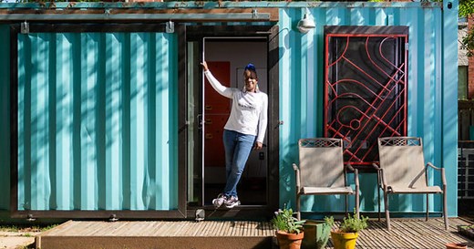 Makhers Studio collaborates with communities to build affordable spaces with shipping containers