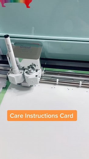 How to Make Care Instruction Cards with Cricut