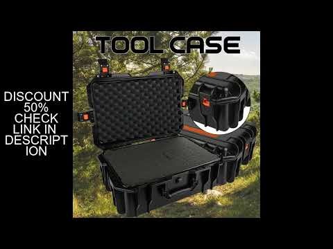 Large Tool box on wheels Shockproof Hard Case Portable Trolley Tool box Wheeled Safety Protector Too