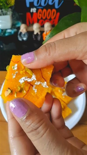 🥭 Mango Barfi Recipe | Easy Homemade Mango Mithai | Milk powder & khoya Mango Barfi