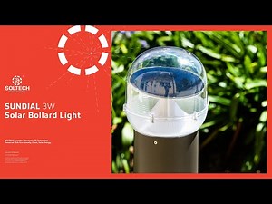 SUNDIAL 3W | Solar Bollard Light | SOLTECH Solar Lighting