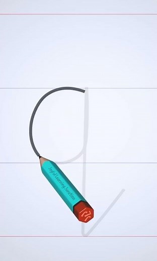 Letter "q" | a to z alphabet writing practice Shorts | #alphabet #englishletters #smallletters #q