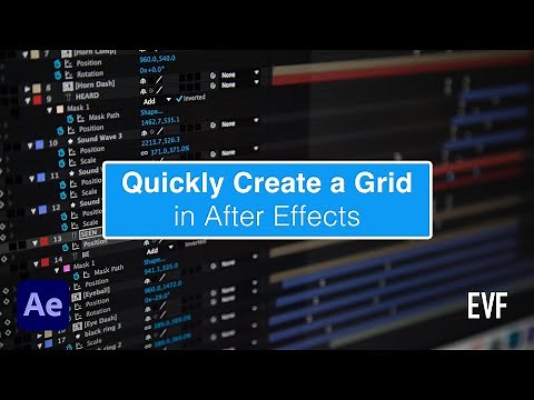 How to Create a Grid in After Effects Tutorial
