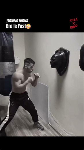 Crazy boxing speed😱