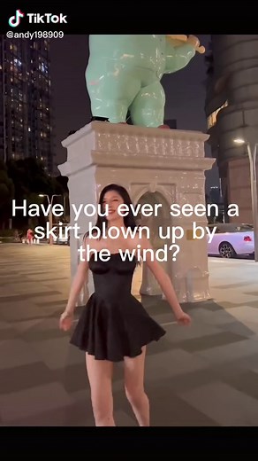 The Fascinating Phenomenon of Skirts Flying in the Wind