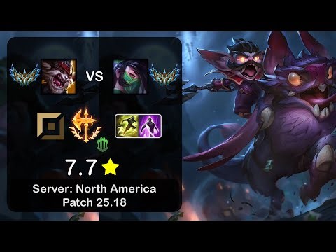 Kled Top vs Akali - NA Challenger - Patch 25.18