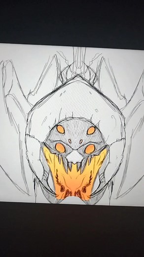 rakna kadaki short, most likely gonna flop 🗿 (I love the demon slayer soundtrack) #raknakadaki #spider #arachnid #arachnophobia #monster #monsterhunter #monsterhunterrise #art #digitalart #myart #paleoart #spiders #jaggi