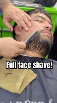 14 Razor Strokes Every Barber MUST Master ✂️🔥 (Full Face Shave Tutorial) #14strokes #faceshave