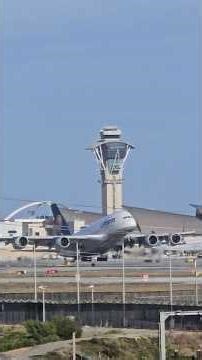 The Amazing Airbus A380-800 Lufthansa Takeoff from LAX Airport #lax #aviation #airbus