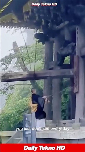Forget Normal Bells, This Is PEAK Zen Energy 🧘‍♂️ #TempleBell