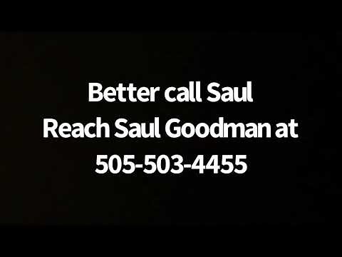 Calling Better Call Saul 505-503-4455