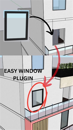 Create Quick window With This Plugin - point Windows #cad2grow #sketchup | Tutorial Cad2grow 001