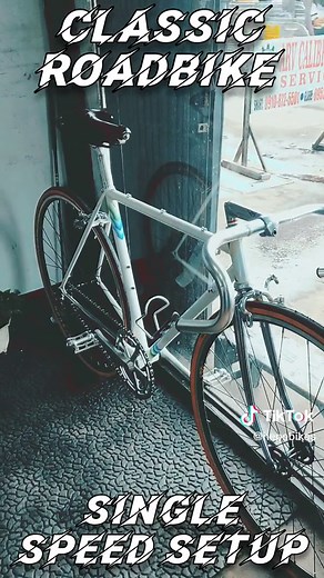 Classic Road Bike Single Speed Setup