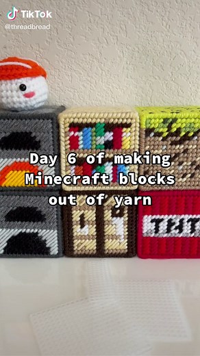 Crochet Minecraft Chest Pattern Tutorial