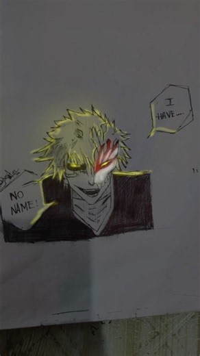 🔥 Drawing Ichigo Kurosaki in his Inner Hollow Form!