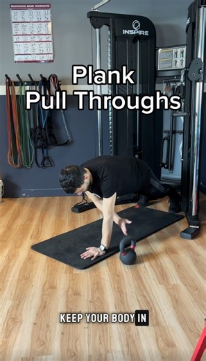 Plank Pull Throughs - Exercise Demonstration