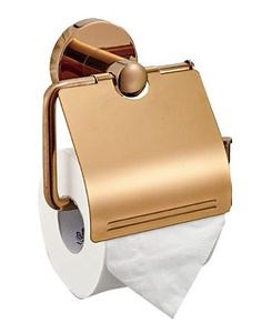 [Hot Item] 304 Stainless Steel Wall Mounted Rose Gold Bathroom Paper Roll Holder