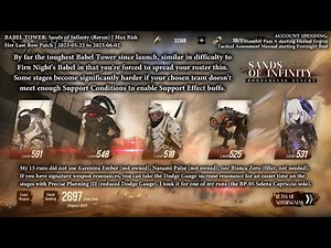 [Punishing: Gray Raven] Eternal Engine - Babel Tower Rerun (Max Risk) All Stages with Tips