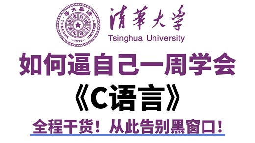 【告别黑窗口！】编程大佬终于把零基础C语言教程整理成集，保姆级讲解带你掌握核心知识，c语言程序设计 c语言基础入门 c语言速成期末指针 c语言零基础 项目实战